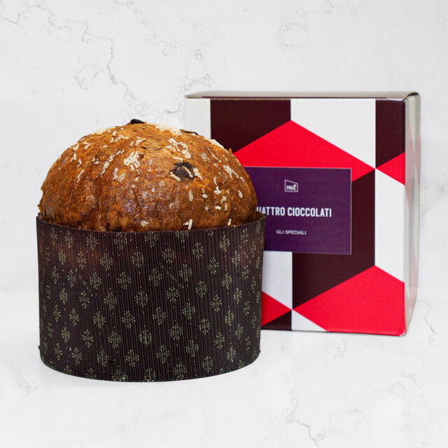Il Panettone ai Quattro cioccolati