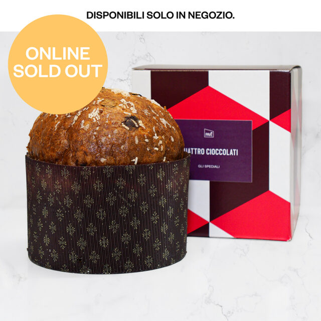 Il Panettone ai Quattro cioccolati